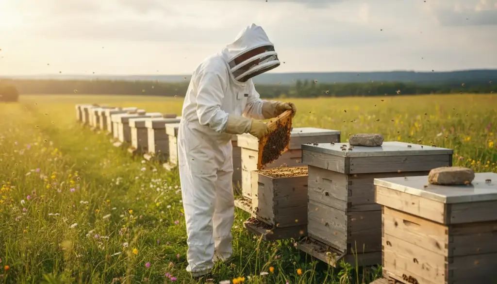 Regionale Imkerei: Jedes Bienenvolk bestäubt tausende Blüten in der Umgebung