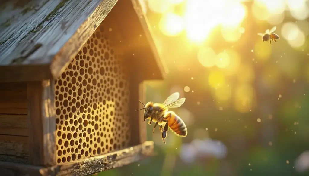 Insektenhotels bieten Wildbienen dringend benötigte Nistplätze